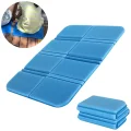 Folding Seat Cushion Small Foldable Picnic Mat Dimensions 275 x 385 mm Blue Colour Main Image
