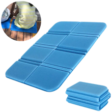 Folding Seat Cushion Small Foldable Picnic Mat Dimensions 275 x 385 mm Blue Colour Main Image