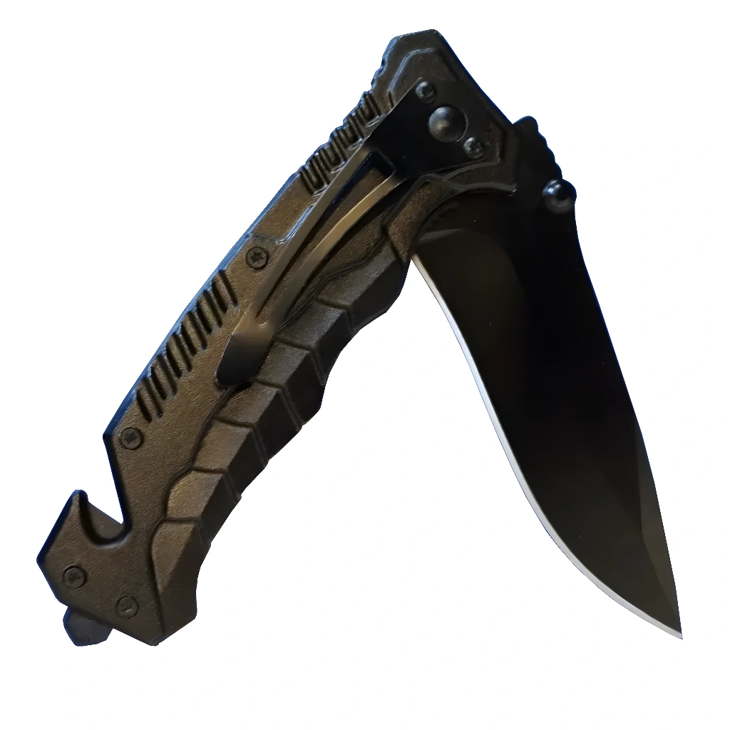 Folding Knife for Hiking Camping with Belt Clip Un-Assisted Opening 210 cm