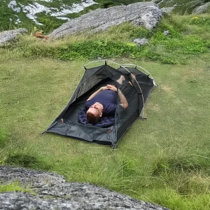1 person lightweight tent inner layer with mattress
