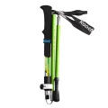 Lightweight Green Trekking Pole Foldable 107 - 130cm 260 grams
