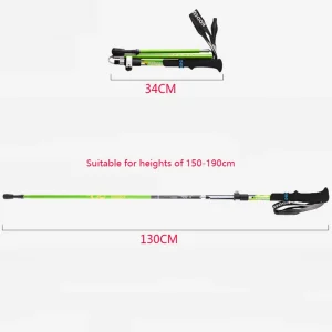 green hiking pole dimensions