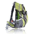 hiking poles fit easily in side pocket of backpack