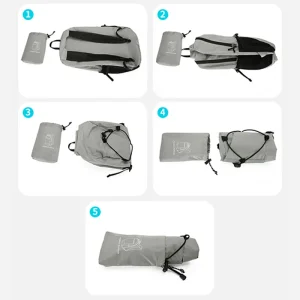 how to pack travel backpack into bag