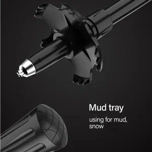 mud tray included for hiking on snow and deep mud