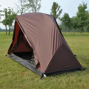 Lightweight Hiking Tent for 1 Person end shot