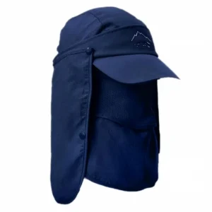 Blue legionnaires hat Cap with Neck Flap and Face