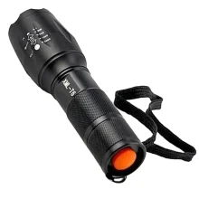 Zoom LED Flashlight 1000LM Adjustable Focus Torch with 5 Modes and Convex Lens Maon Product Image