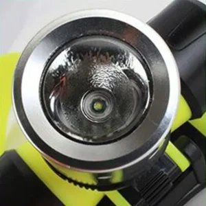 close up of the lens of the waterproof LED Headlamp