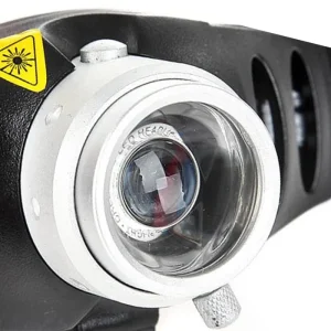 close up view of the LED headlamp Zoom
