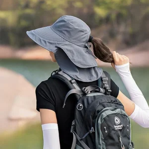 hiking hat with ponytail hole