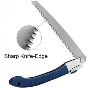 folding saw with sharp knife edge