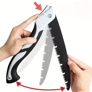 how to open and close camping saw