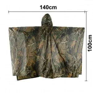 camo rain poncho dimensions updated