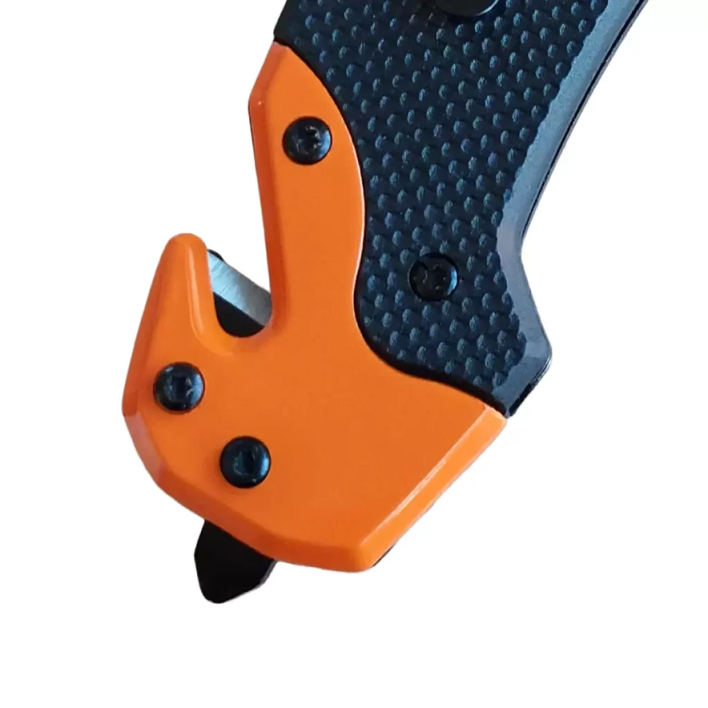 Close-up-of-seatbelt-cutter-and-emergency-glass-breaker