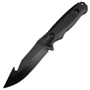 Tactical Gut Hook Knife Full Length Image