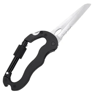 carabiner multi tool with blade out