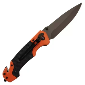 folding-knife-orange-handle-open