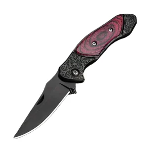 folding pocket knife with belt clip