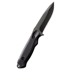 full length view of black tactical knife