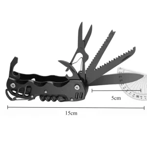 product dimensions of vuno black folding pocket knife