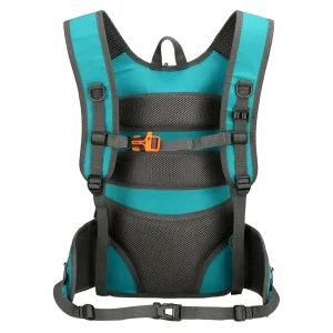 back view of 20 liter backpack for day hikes