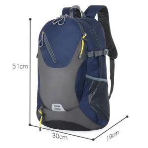 navy blue 25 liter backpack product dimensions