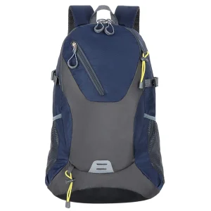 navy blue backpack front on image