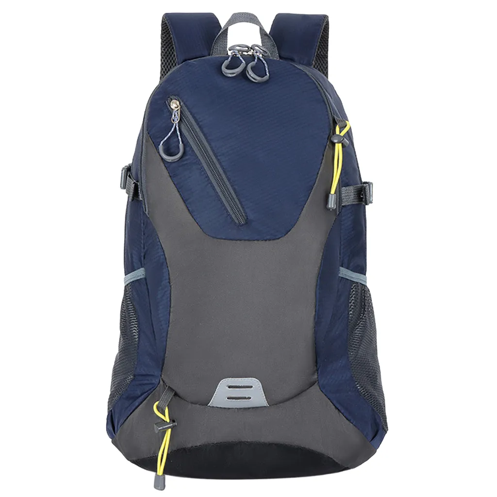 navy blue backpack front on image
