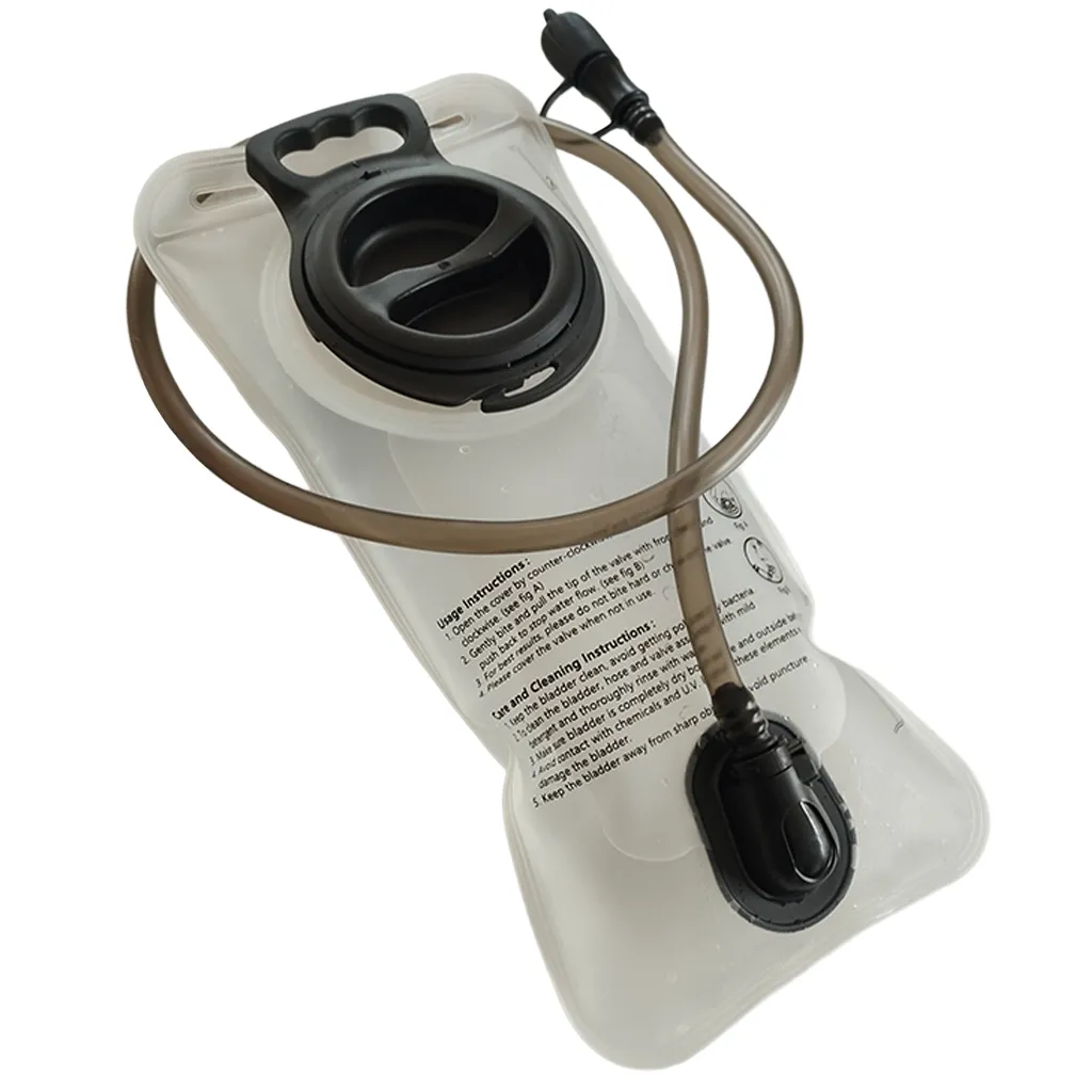 2L Water Bladder – Clear Hydration Reservoir with Leakproof Tube