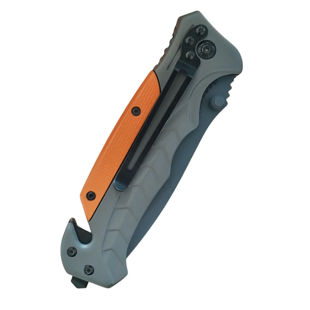 folding pocket life with full safety lock and belt clip