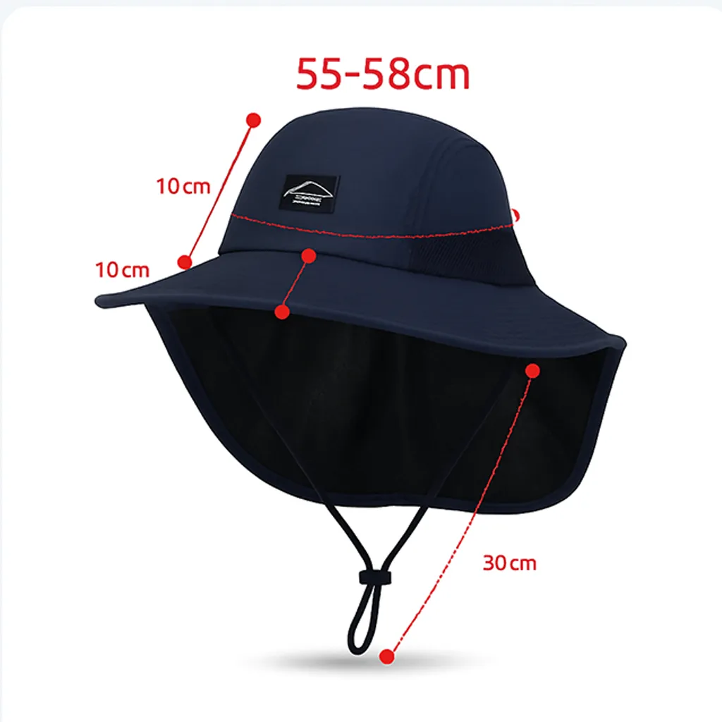 hat with neck flap product dimensions