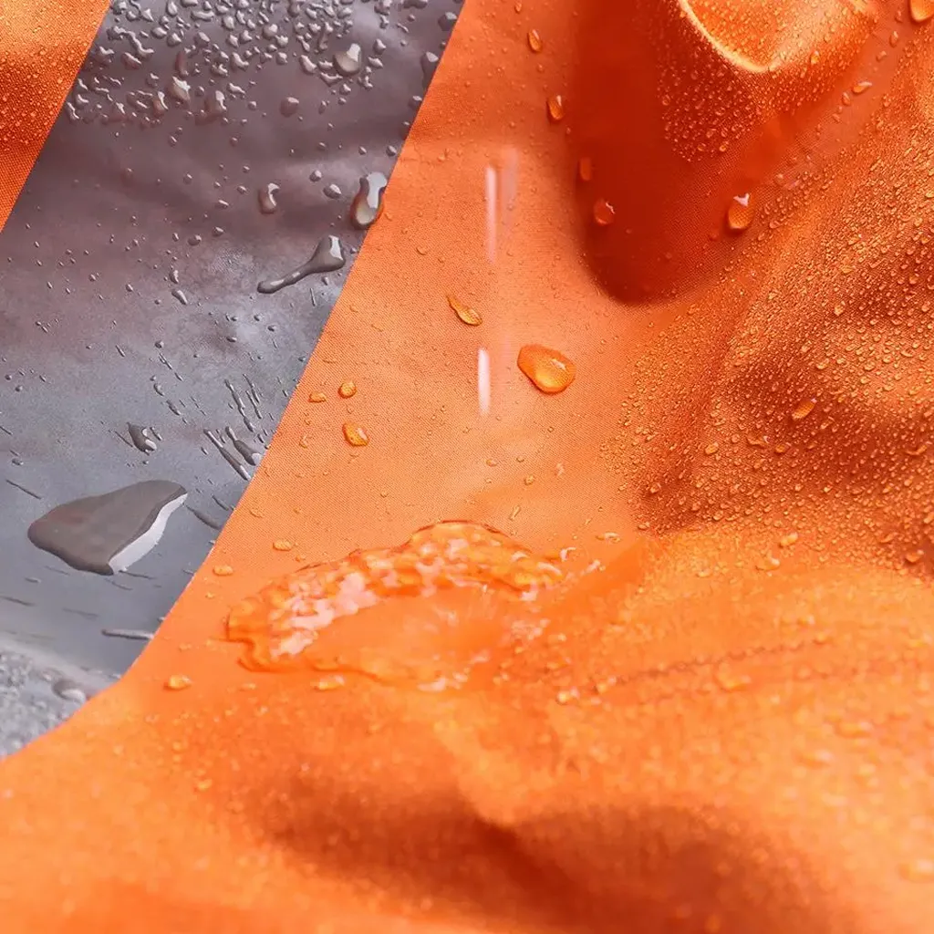 image showing how water resistant backpack rain cover is