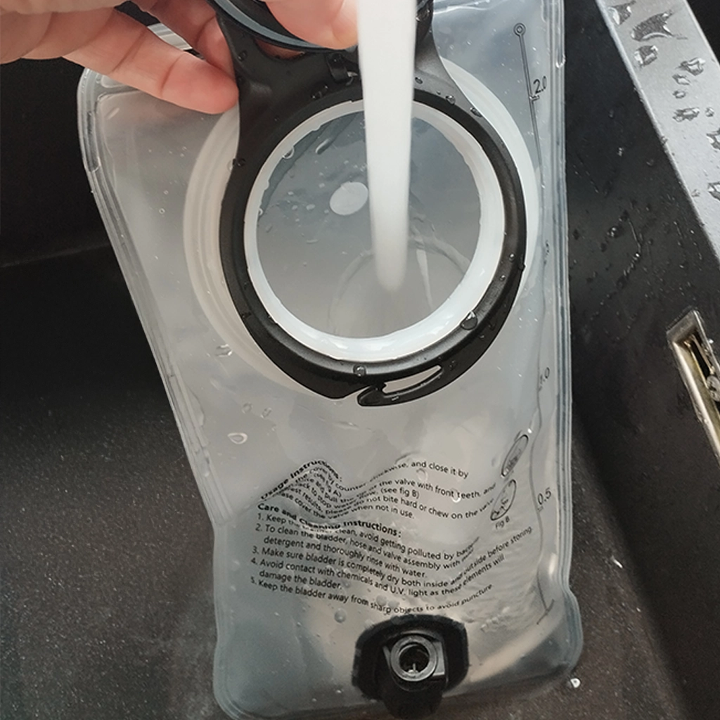 water bladder getting filled