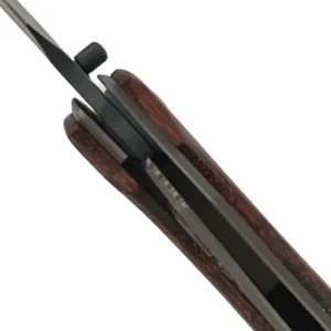 close up of pocket knifes full locking mechanism