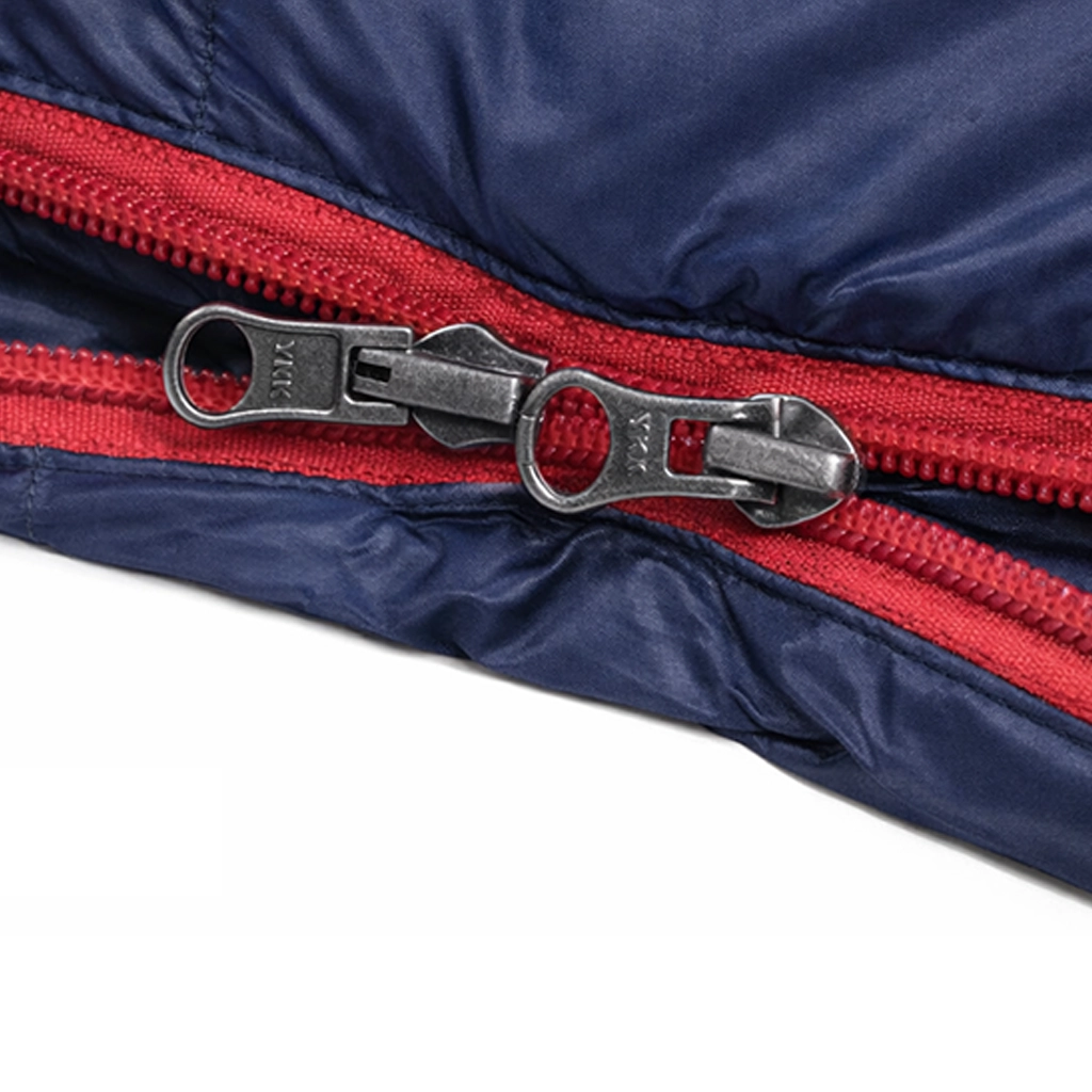 dual zippers for when things get to hot