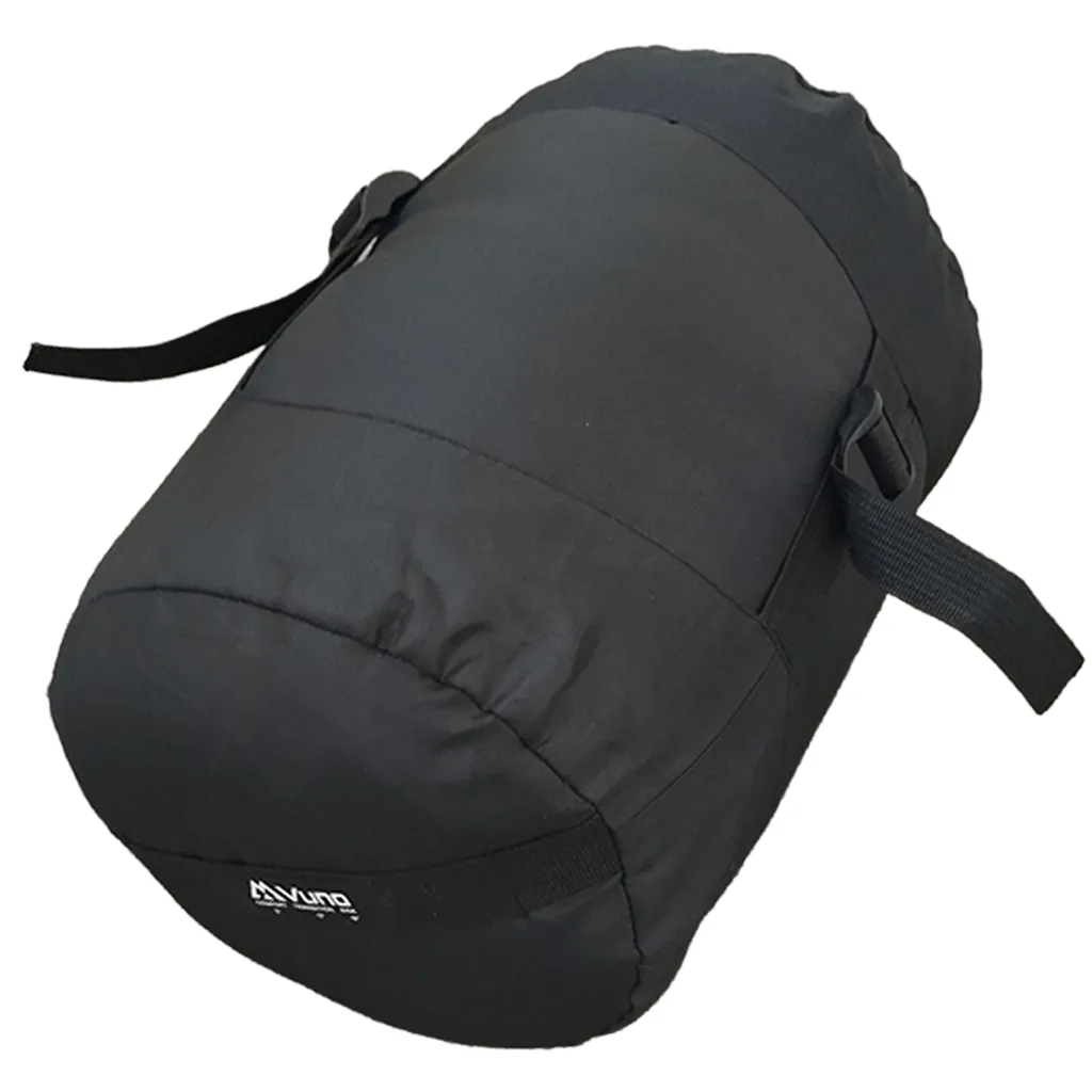 vuno downex plus down sleeping bag packed