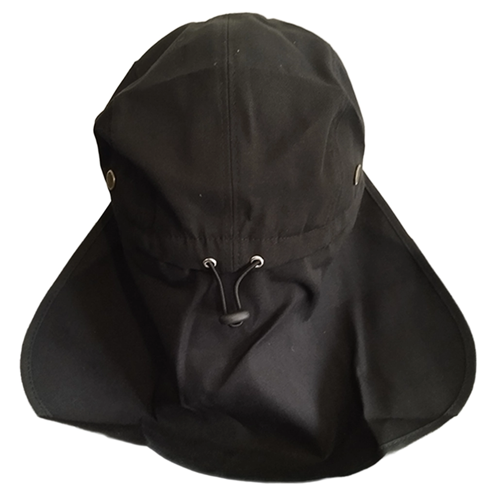 Black Legionnaire Hat Rear Profile