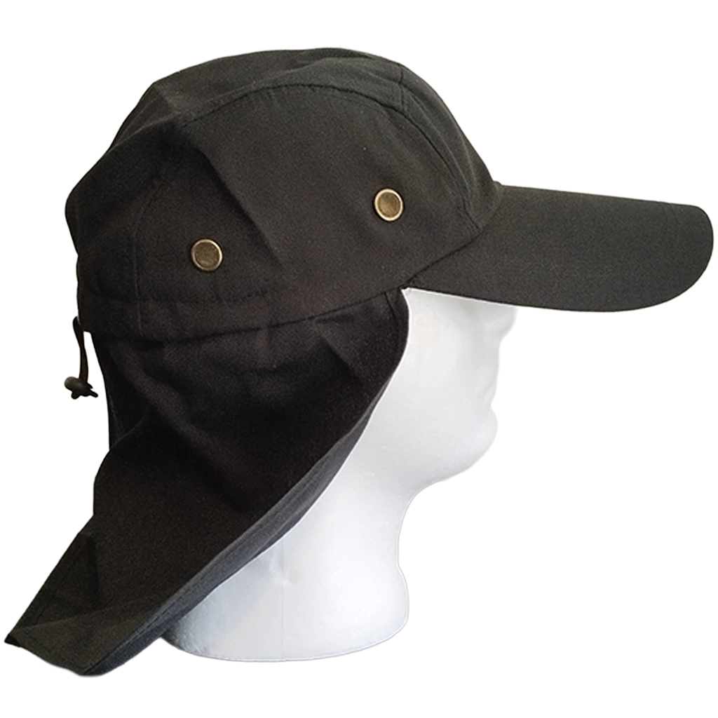 Black Legionnaire Hat Side Profile