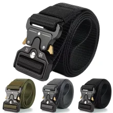 Holsta Belt Alternative - Quick Release Nylon Belt 120cm x 3.5cm Tactical Work Belt Metal Quick Buckle Breathable Webbing for Hiking - Holstabelt Equivalent in NZ