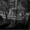 black hikera rain poncho silicon taped seams