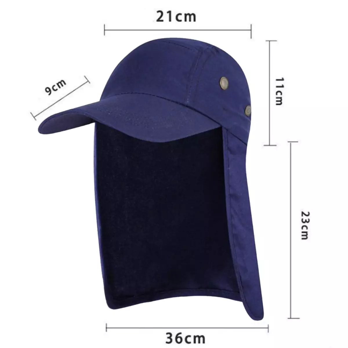 blue-flap-cap-hat-dimensions