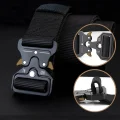 close up of the alternative to holstabelts belt buckle
