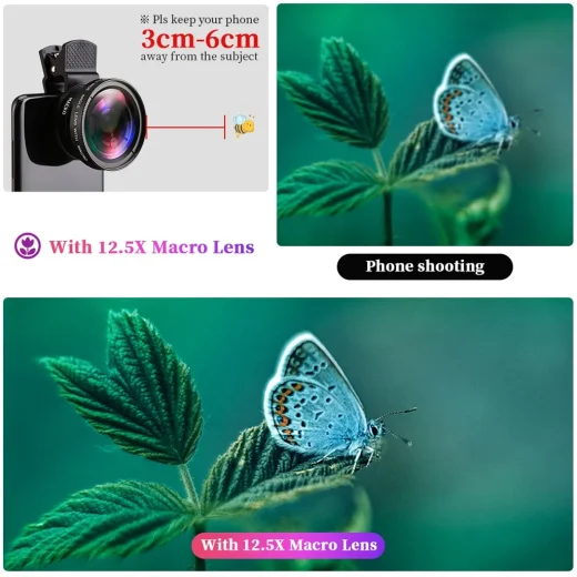 clip on macro lens for phone image example