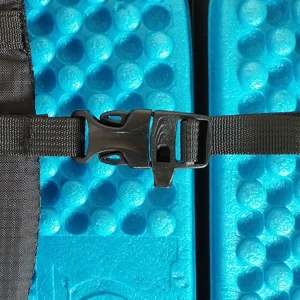 emergency whistle built into top chest strap