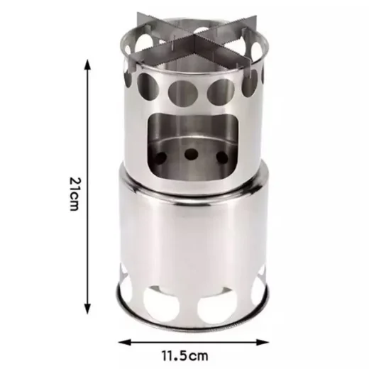product dimensions of wood burning stove