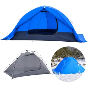 1 Man 4 Season Tent Blue Colour for NZ Winter Camping Just 1.9 kg