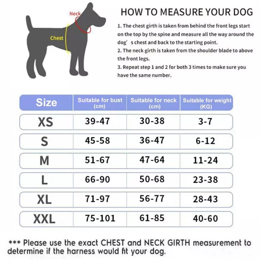 which harness is the correct size for your dog slection guide