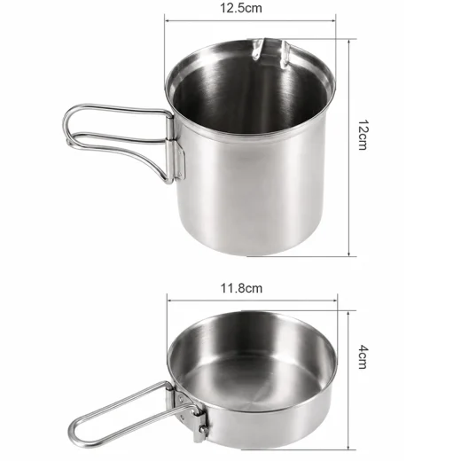 pot and pan measurements