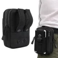 Waist Bag Pouch Vuno Black Waterproof Nylon